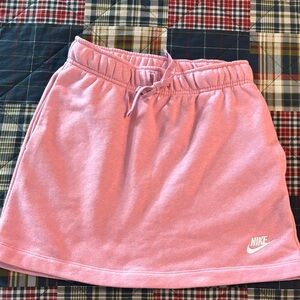 Nike Light Pink Drawstring A-Line Skirt